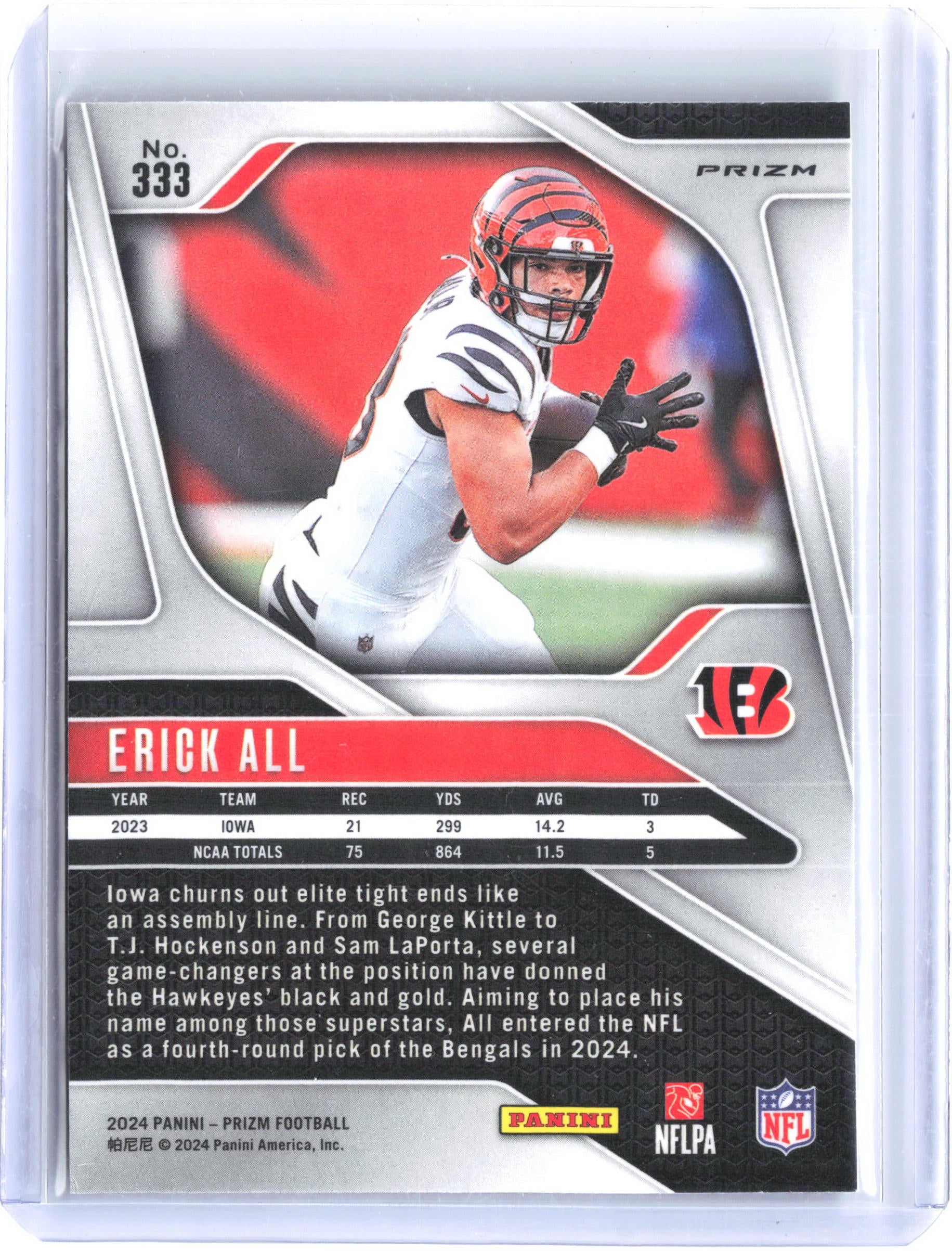 2024 Panini Prizm #333 Erick All Green Wave