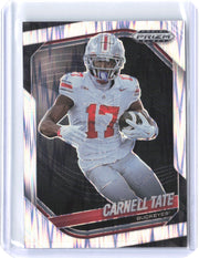 2025 Panini Prizm Black #167 Carnell Tate Prizms Silver