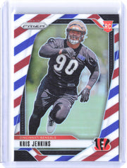 2024 Panini Prizm #364 Kris Jenkins Red White and Blue