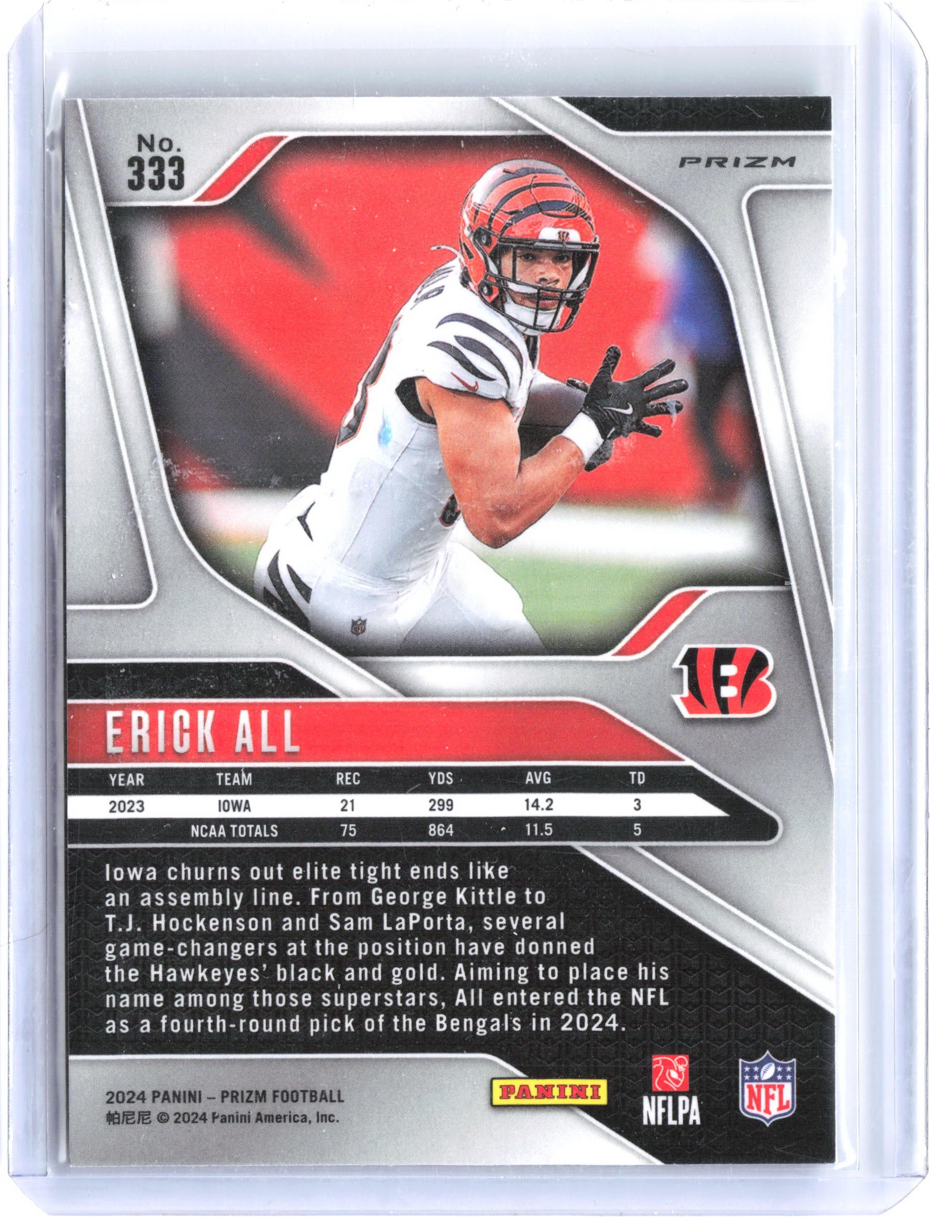 2024 Panini Prizm #333 Erick All Green Wave