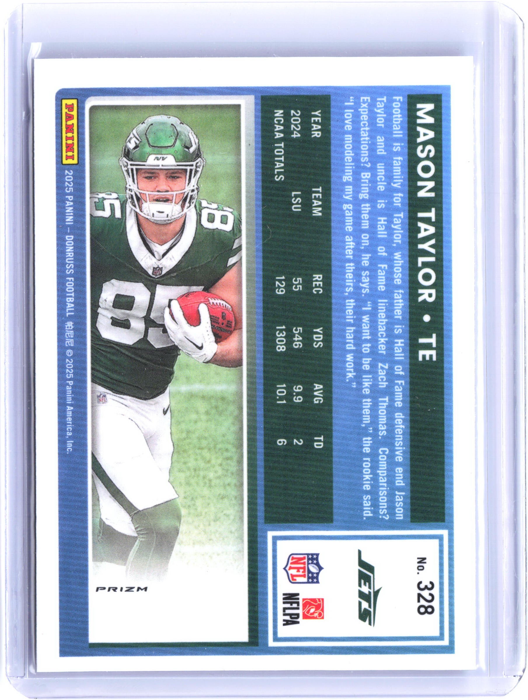 2025 Donruss Optic #274 Mason Taylor