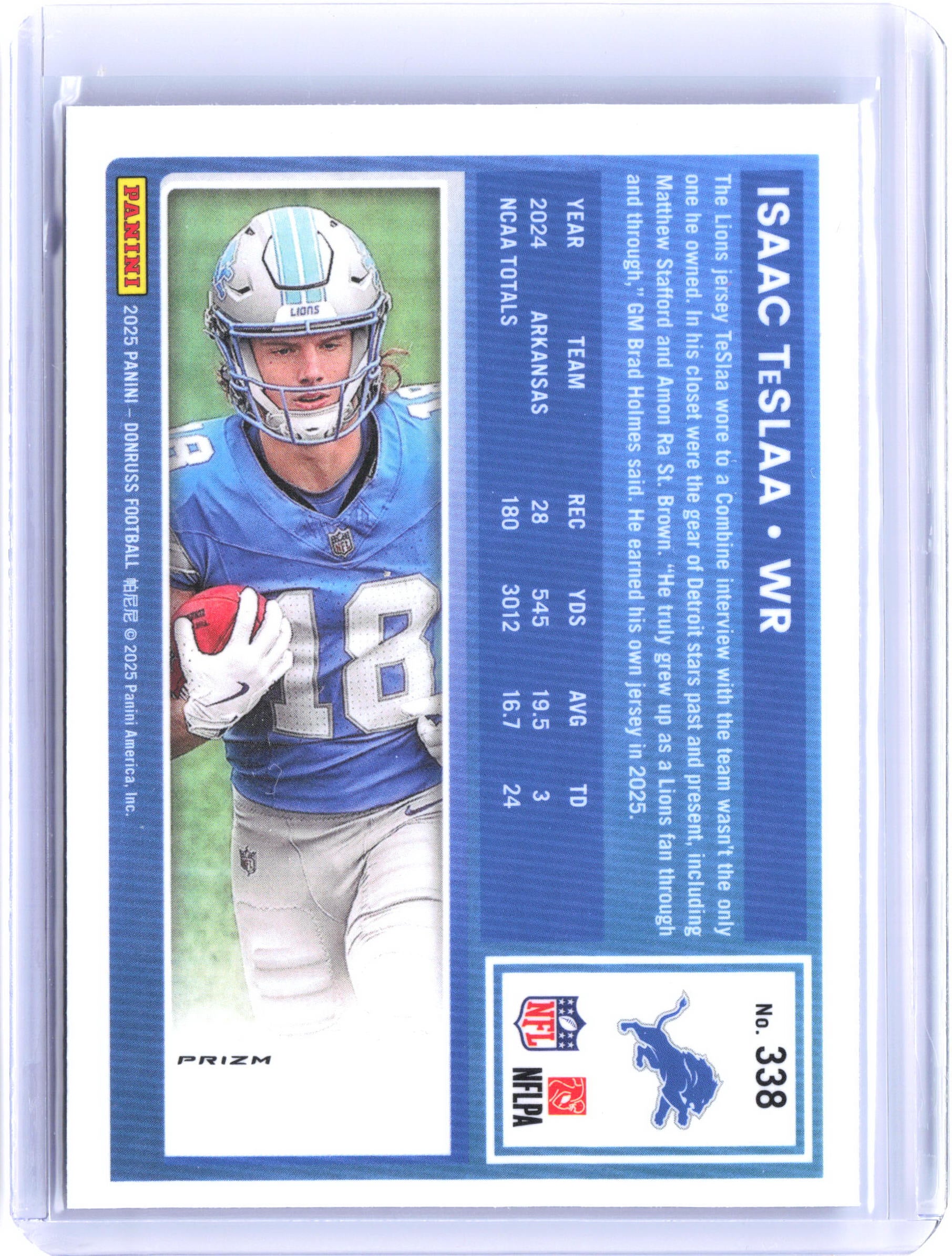 2025 Donruss #338 Isaac TeSlaa