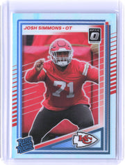 2025 Donruss #368 Josh Simmons refractor