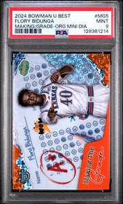 2024 Bowman University Best Making The Grade #MG5 Flory Bidunga Making PSA 9