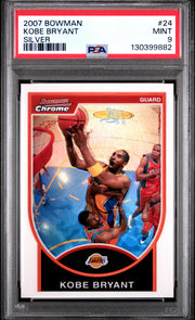 2007 Bowman #24 Kobe Bryant Silver 97/299 PSA 9 (mislabeled)