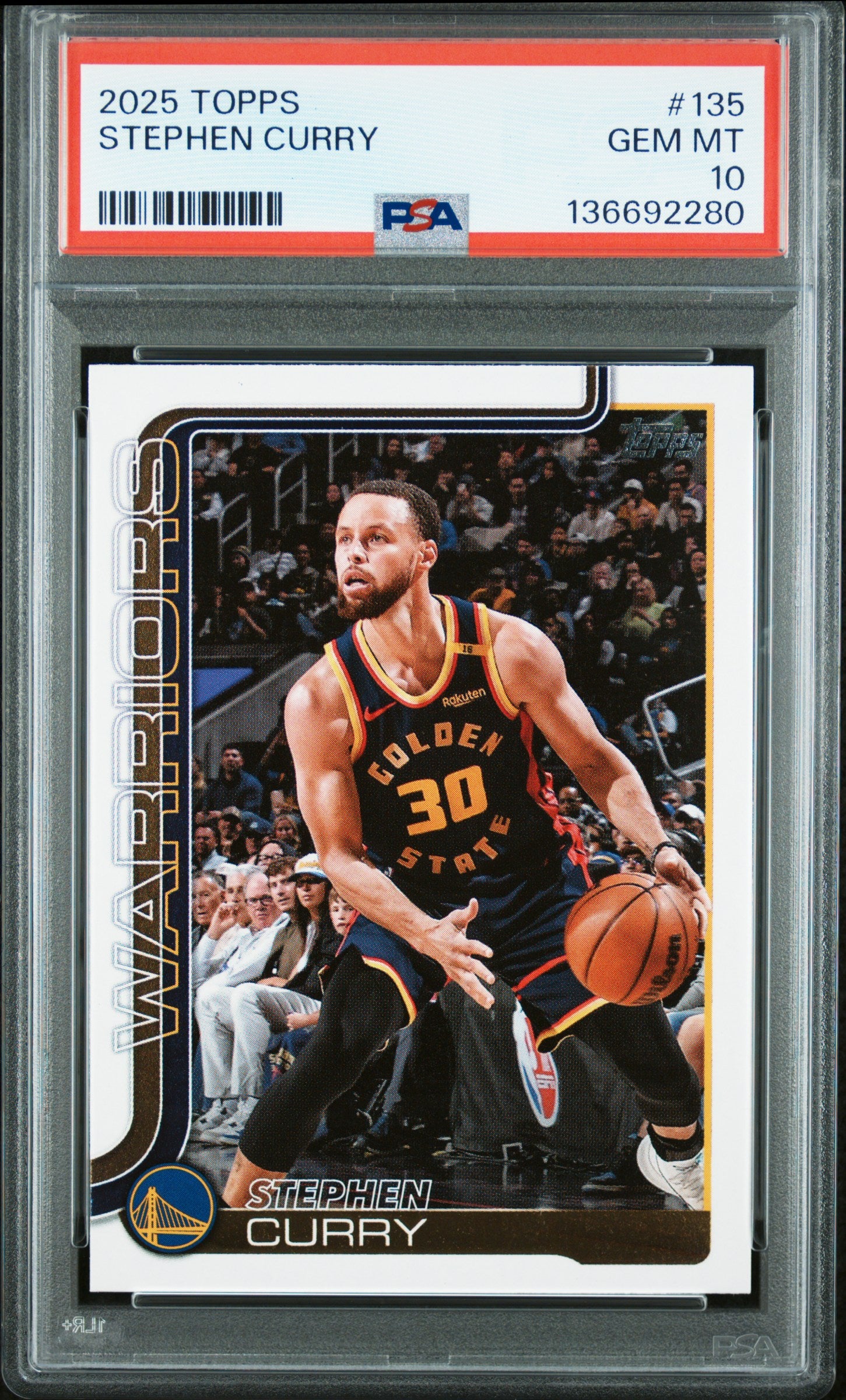 2025 Topps #135 Stephen Curry PSA 10