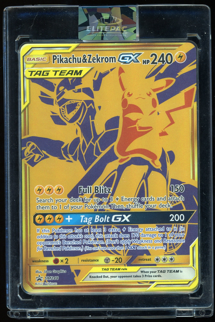 SM Promos #SM248 Pikachu & Zekrom GX