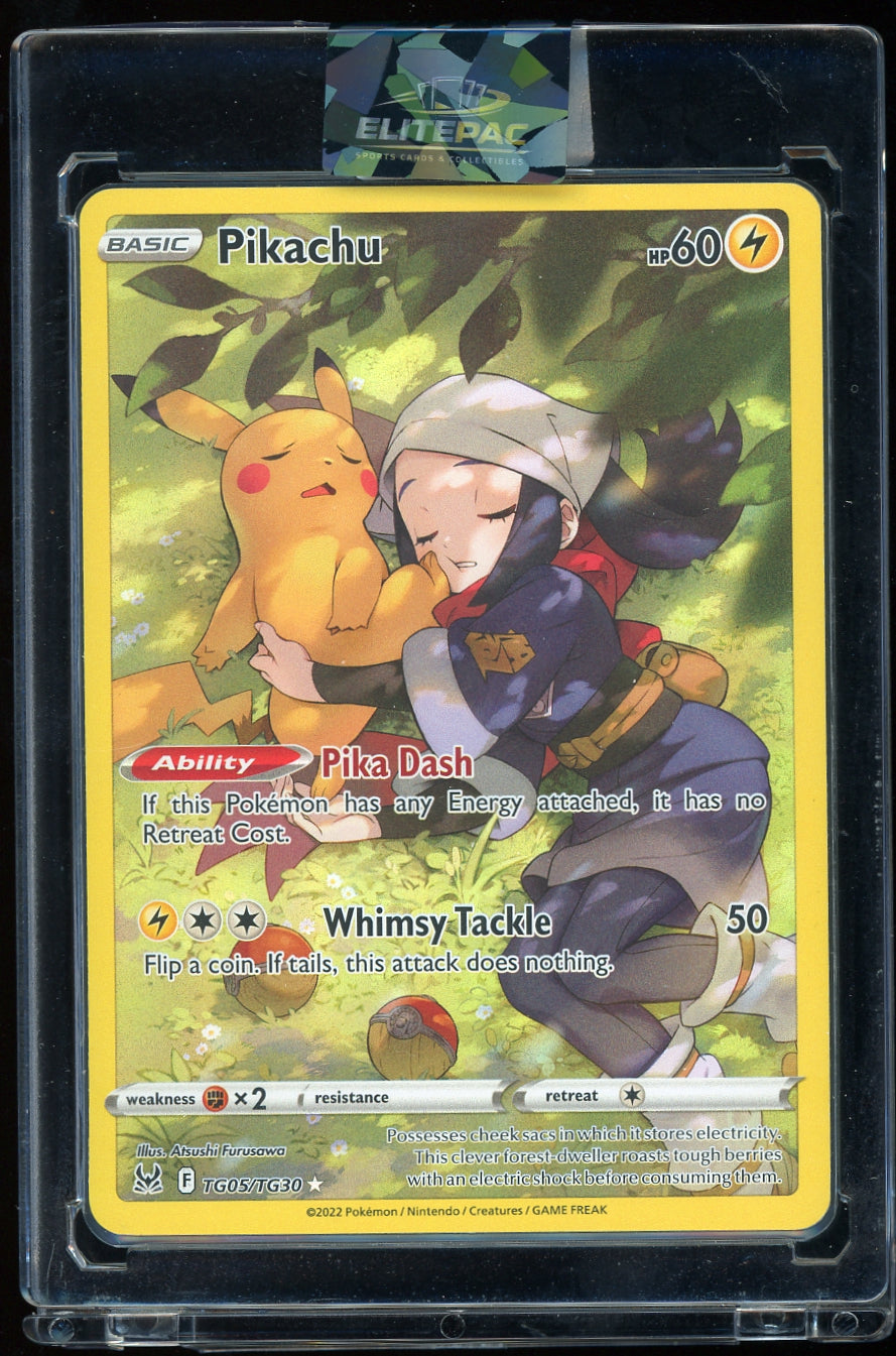 SWSH11: Lost Origin Trainer Gallery #TG05/TG30 Pikachu