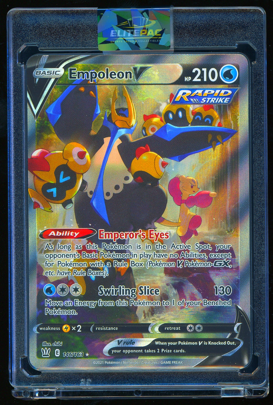 SWSH05: Battle Styles #146/163 Empoleon V (Alternate Full Art)