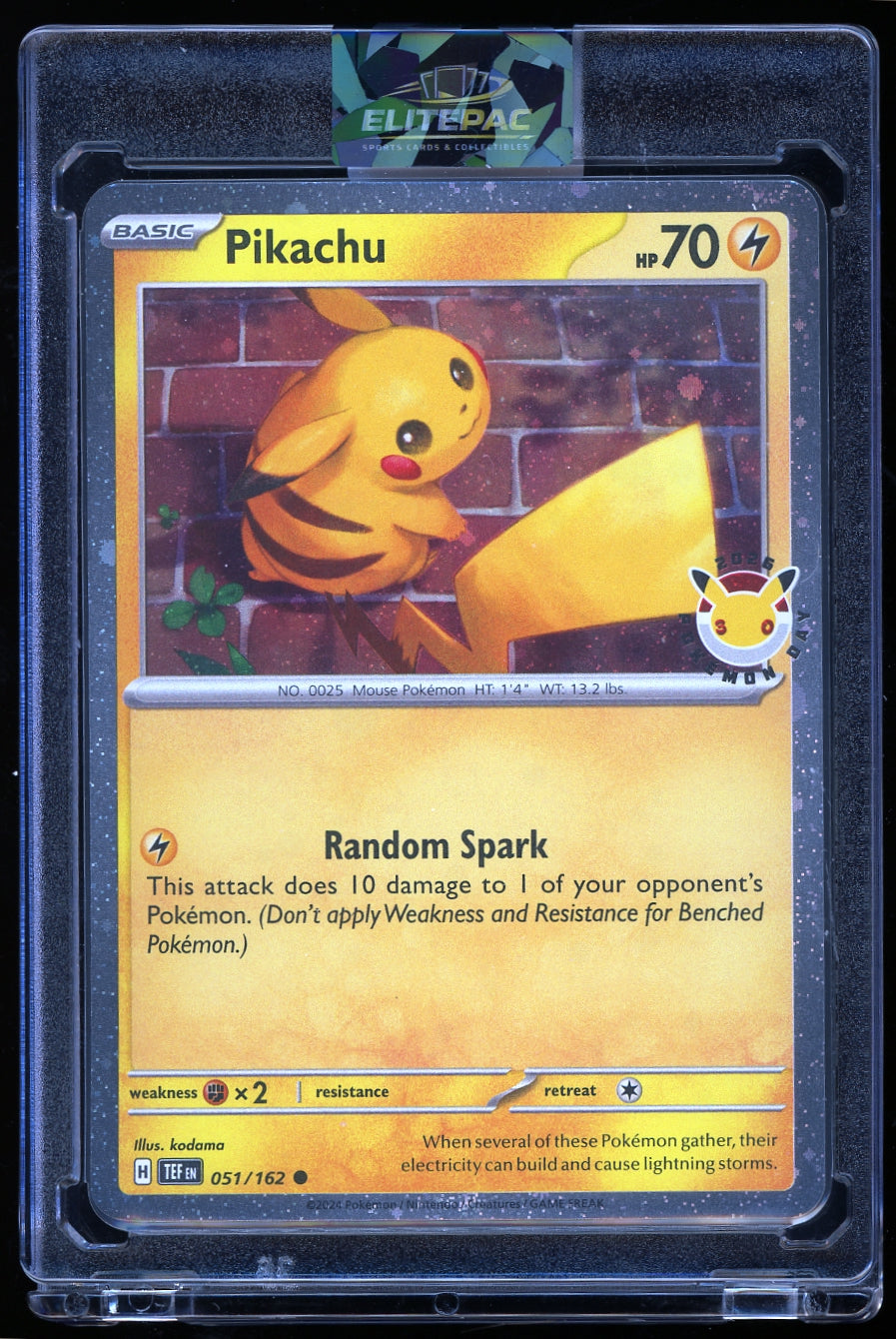 Miscellaneous Cards & Products #051/162 Pikachu (Pokemon Day 2026)