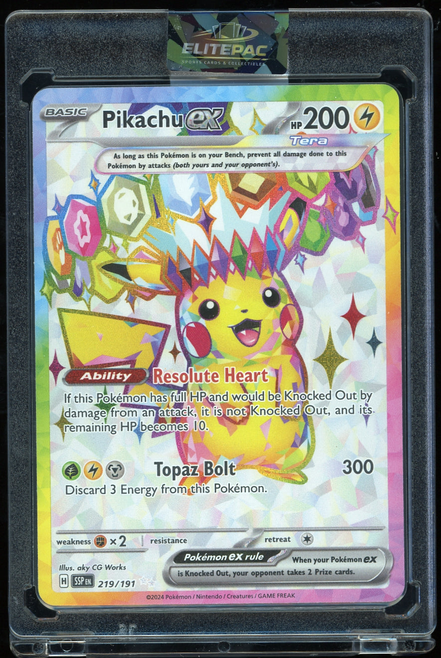 SV08: Surging Sparks #219/191 Pikachu ex