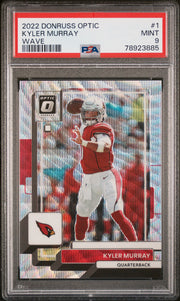 2022 Panini Donruss Optic #1 Kyler Murray Wave PSA 9