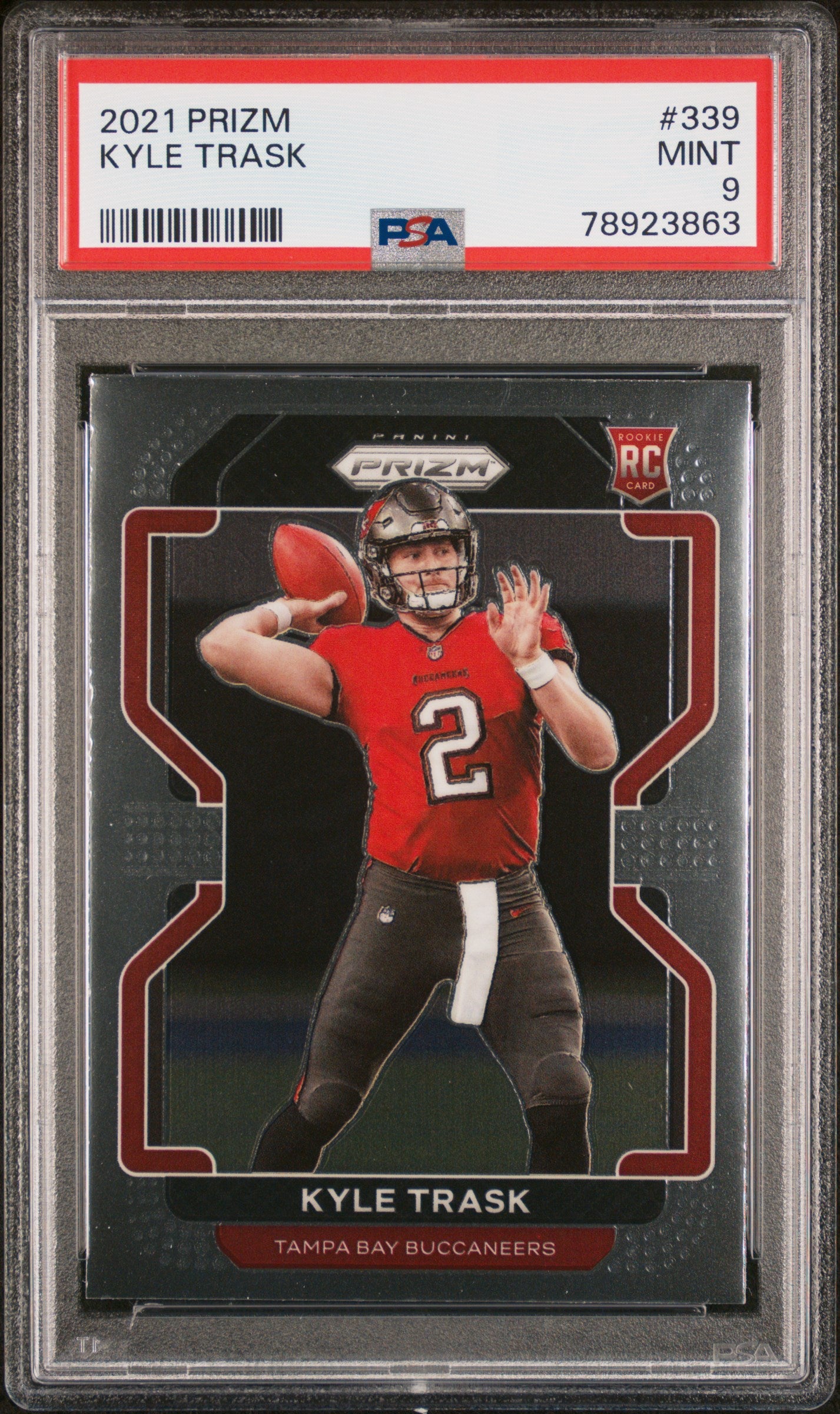 2021 Panini Prizm #339 Kyle Trask PSA 9 Football