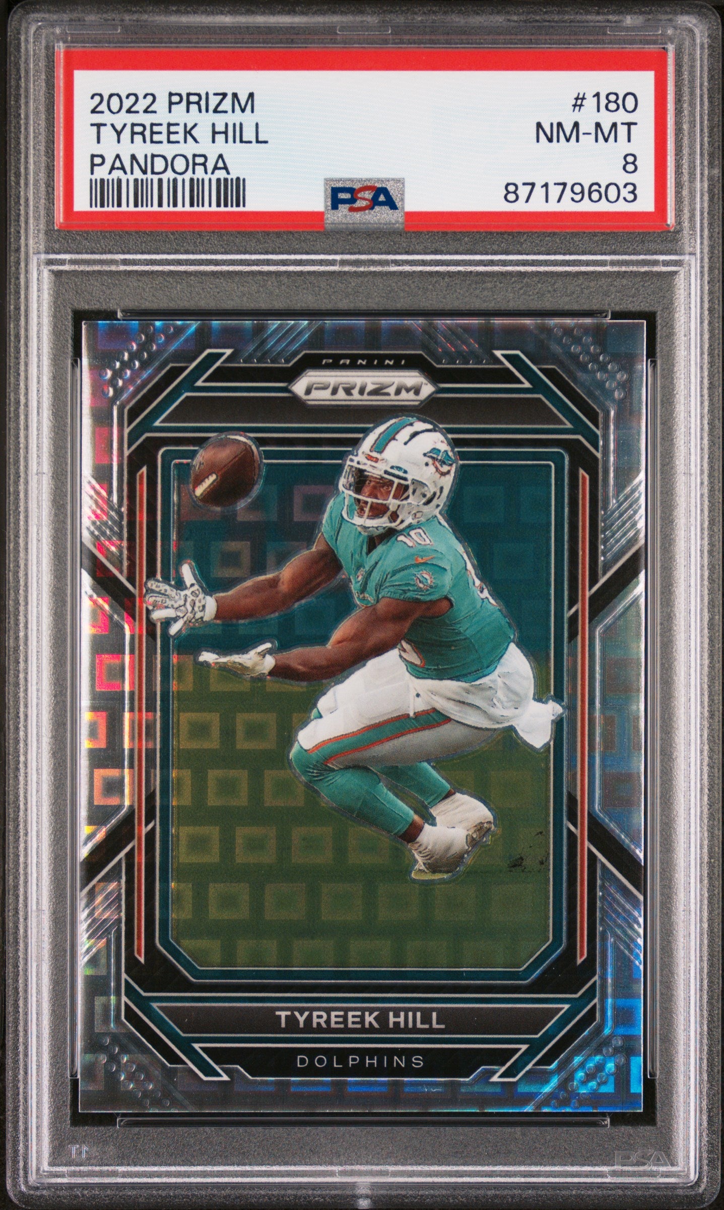 2022 Panini Prizm #180 Tyreek Hill Pandora Football