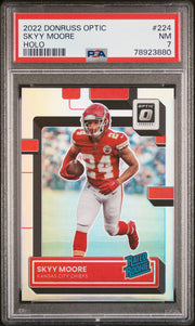 2022 Panini Donruss Optic #224 Skyy Moore Holo PSA 7