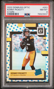 2022 Panini Donruss Optic #201 Kenny Pickett Stars PSA 8 Football