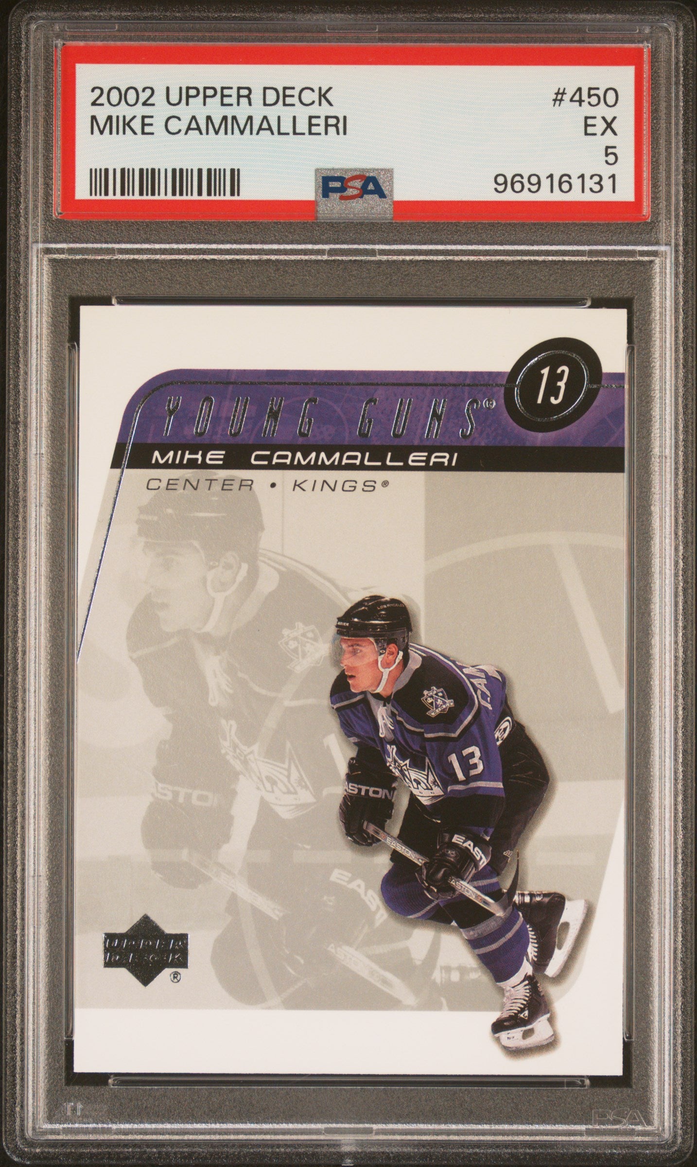 2002 Upper Deck #450 Mike Cammalleri PSA 5