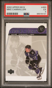 2002 Upper Deck #450 Mike Cammalleri PSA 5