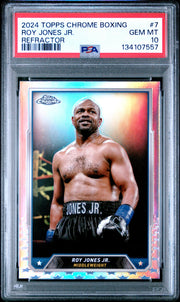 2024 Topps Chrome Boxing #7 Roy Jones Jr. Refractor PSA 10
