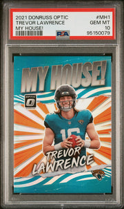2021 Panini DonruOptic My House! #MH1 Trevor Lawrence My House! PSA 10 Football