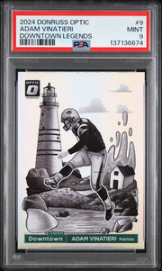 2024 Panini Donruss Optic Downtown Legends #9 Adam Vinatieri PSA 9