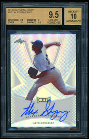 2013 Leaf Metal Draft #AG1 Alex Gonzalez BGS 9.5 Baseball