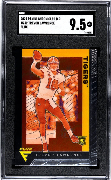 2021 Panini Chronicles Draft Picks #232 Trevor Lawrence Flux SGC 9.5 Football