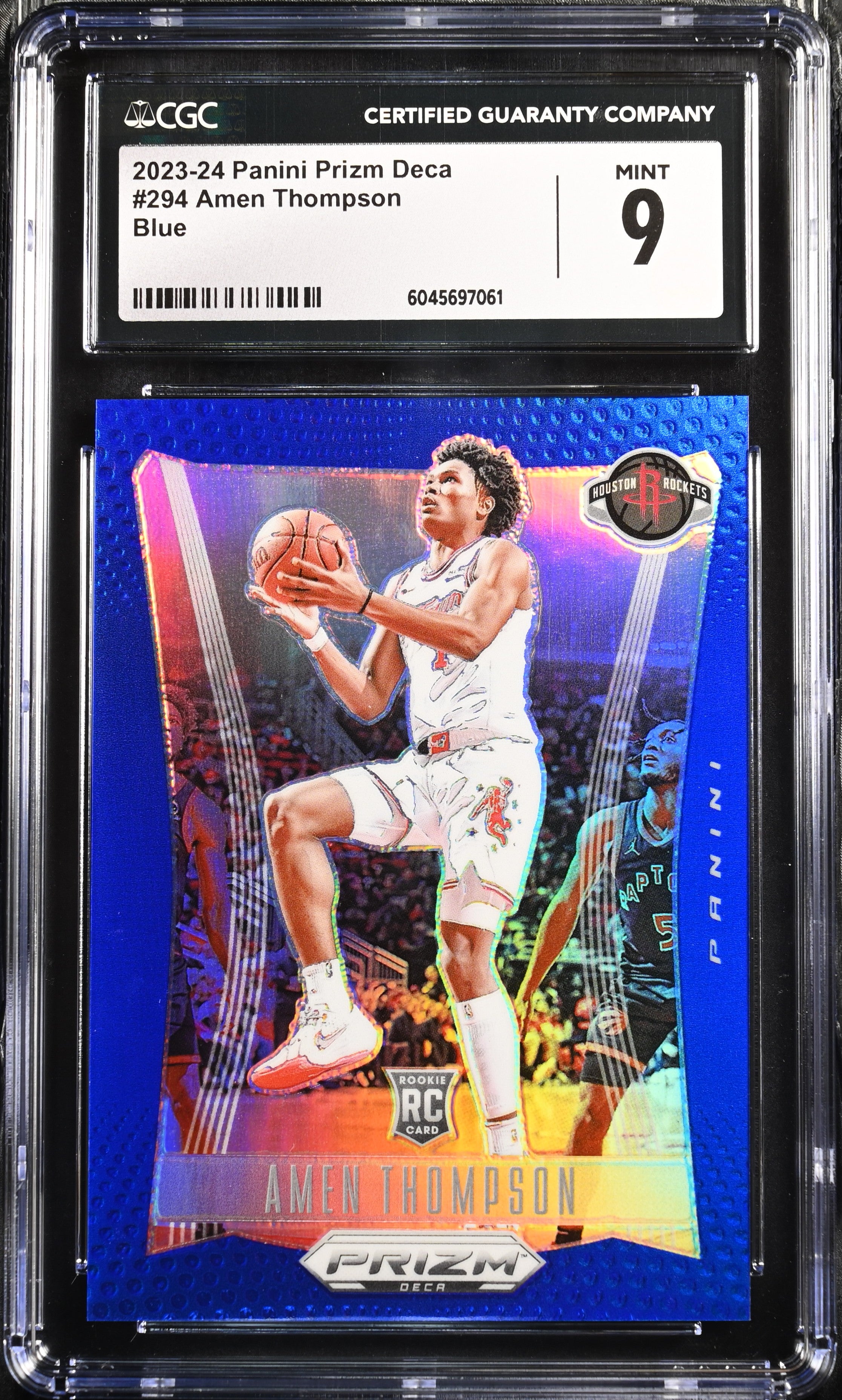 2023-24 Prizm Deca #294 Amen Thompson CGC 9
