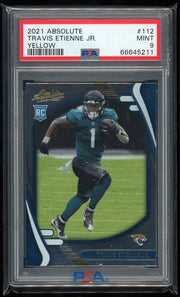 2021 Panini Absolute #112 Travis Etienne Jr. Yellow PSA 9
