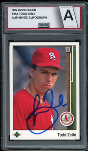 1989 Upper Deck #754 Todd Zeile Baseball