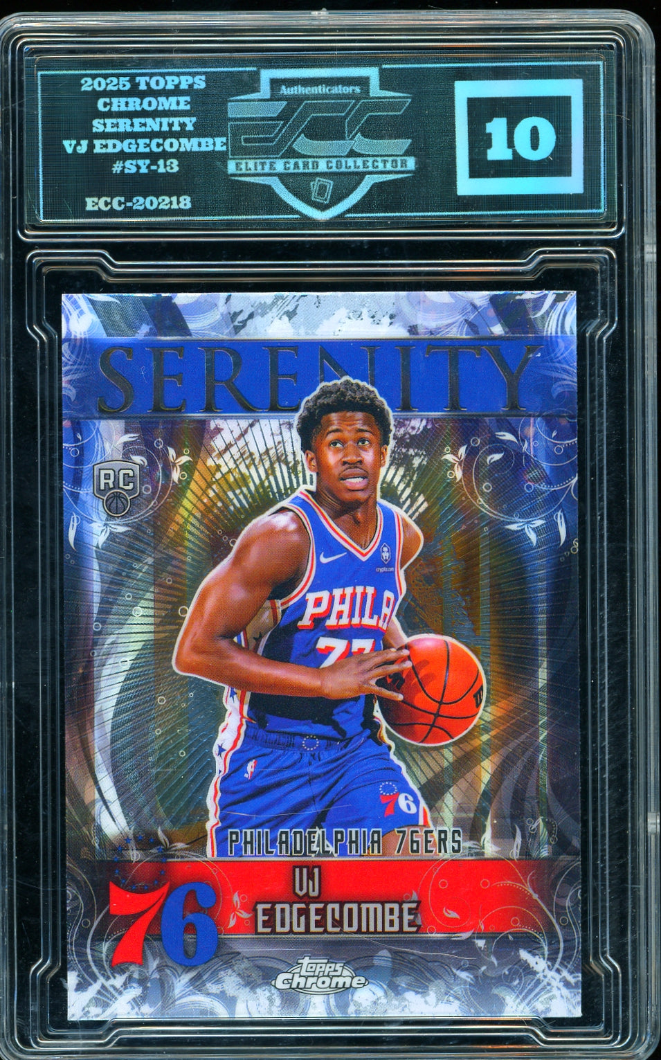 2025-26 Topps Chrome #SY-13 VJ Edgecombe Serenity basketball