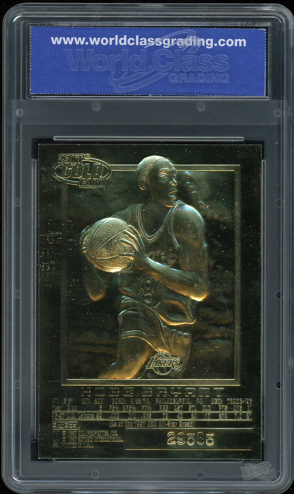 1998-99 SkyBox E-X Century #10 Kobe Bryant basketball
