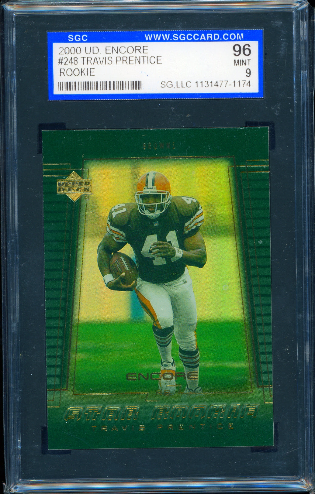 2000 Upper Deck Encore #248 Travis Prentice Football