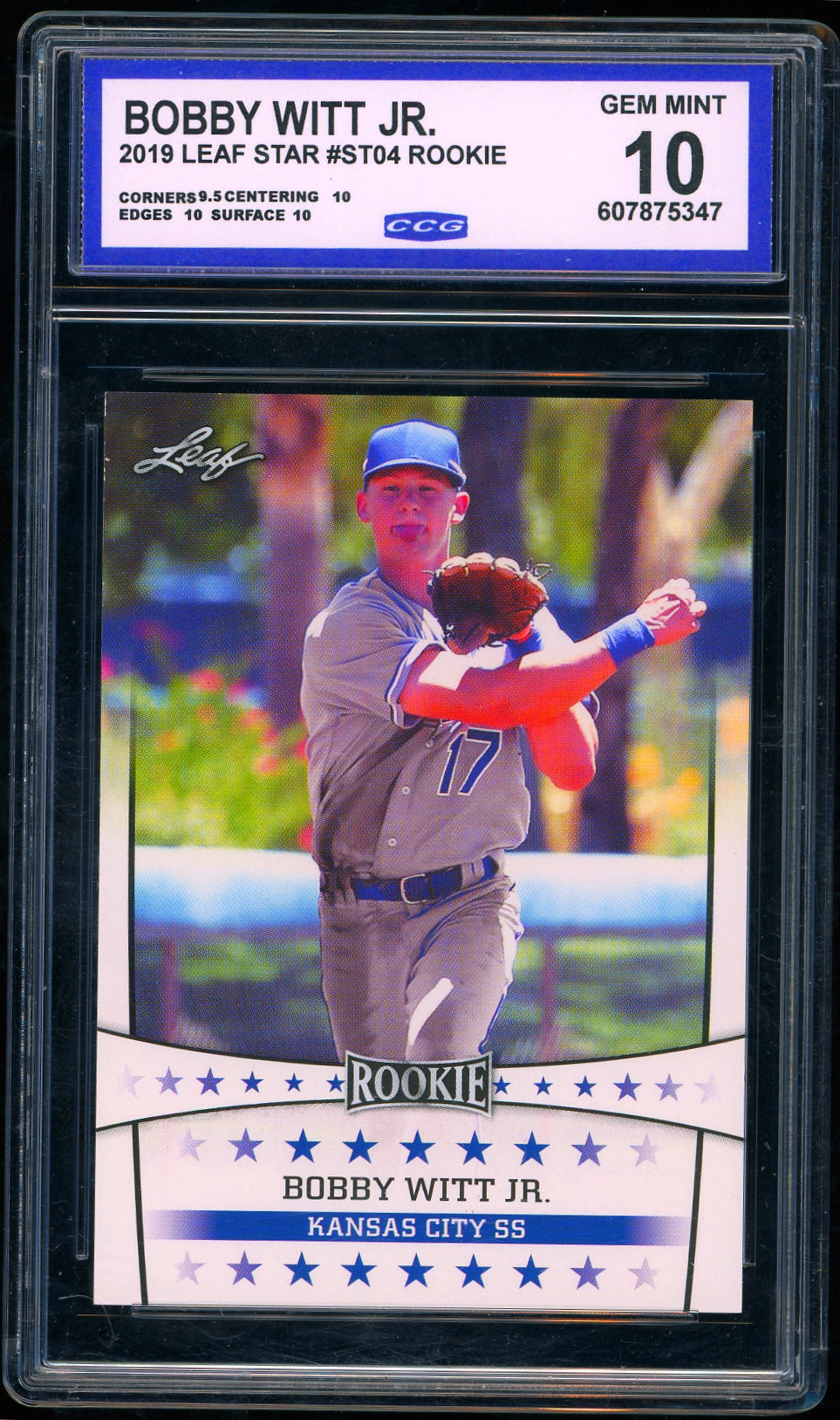 2018 Leaf Perfect Game National Showcase #032 Bobby Witt Jr. Baseball
