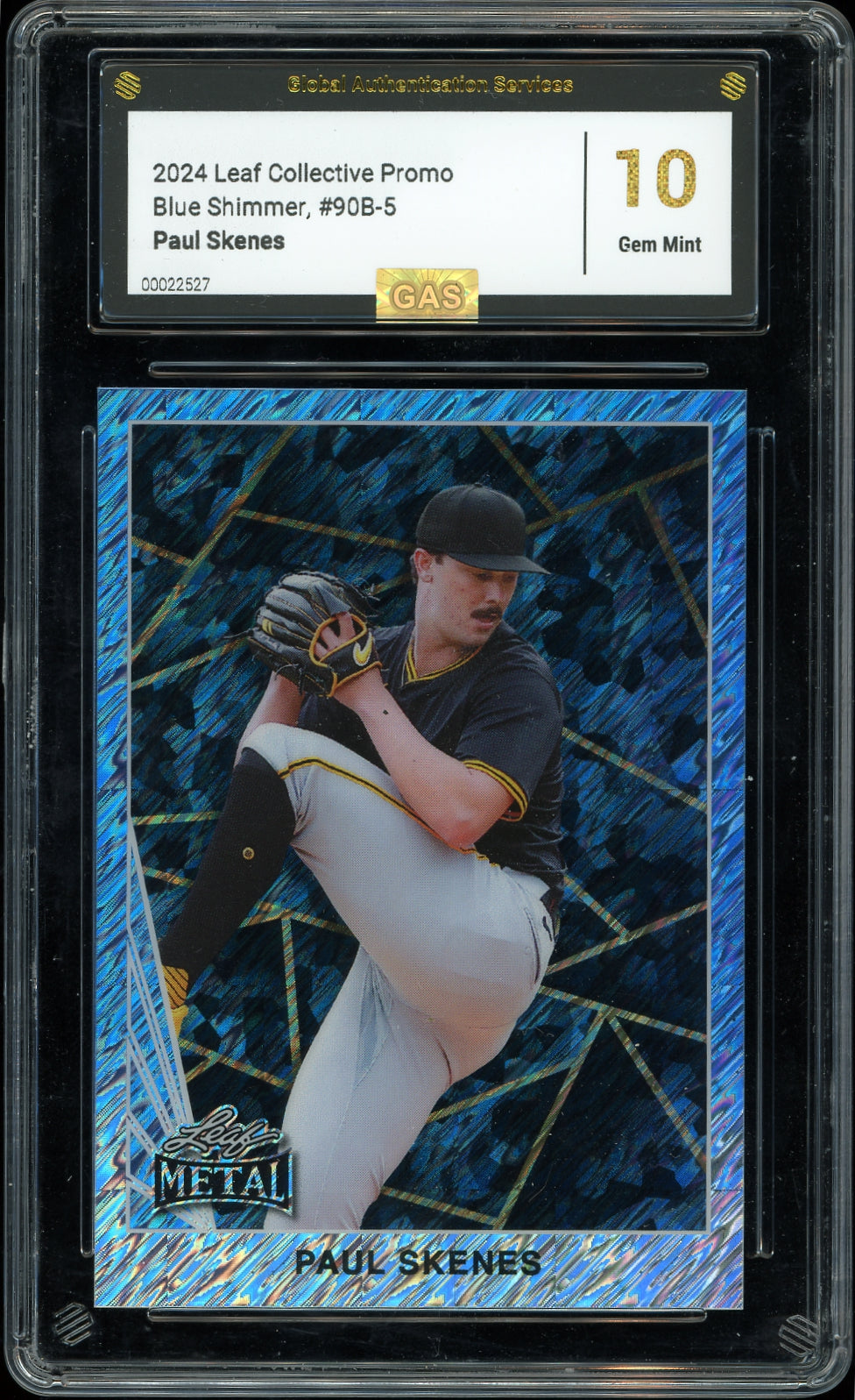 2024 Leaf Collective Promo - Shimmer Light Blue #90B-5 Paul Skenes
