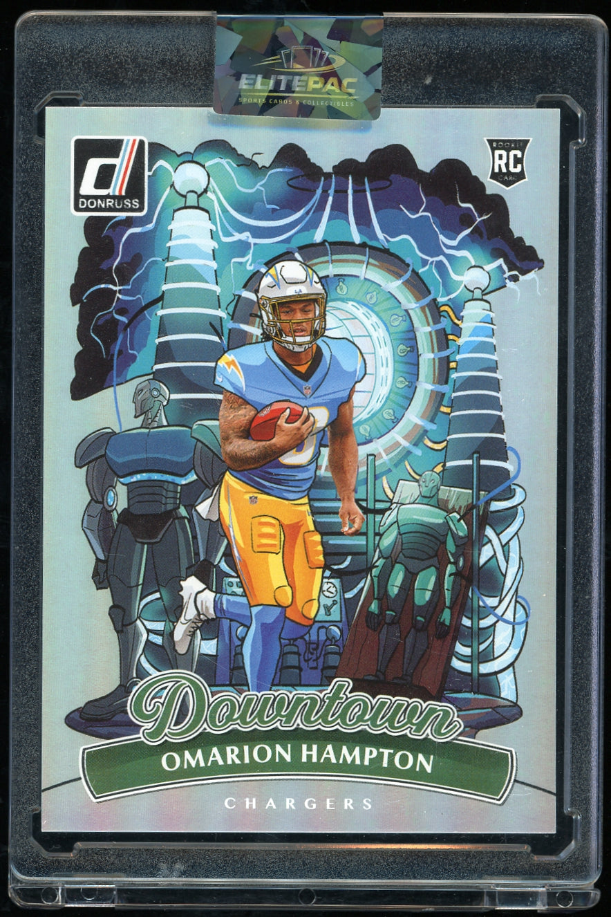 2025 Donruss #16 Omarion Hampton Downtown! Football
