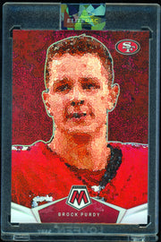 2024 Panini Mosaic #MM-BPY Brock Purdy Micro Mosaic Football