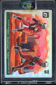 2024 Donruss Optic #15 Kyler Murray / Marvin Harrison Jr. Downtown Duos Football