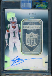 2024 Panini Eminence  Ahmad "Sauce" Gardner  Auto Silver Bar #/10 Football