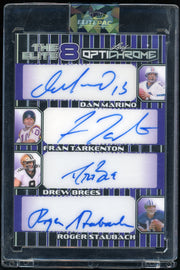 2025 Leaf Optichrome #E8-2  8 Autographs Prismatic Purple #/1 Football