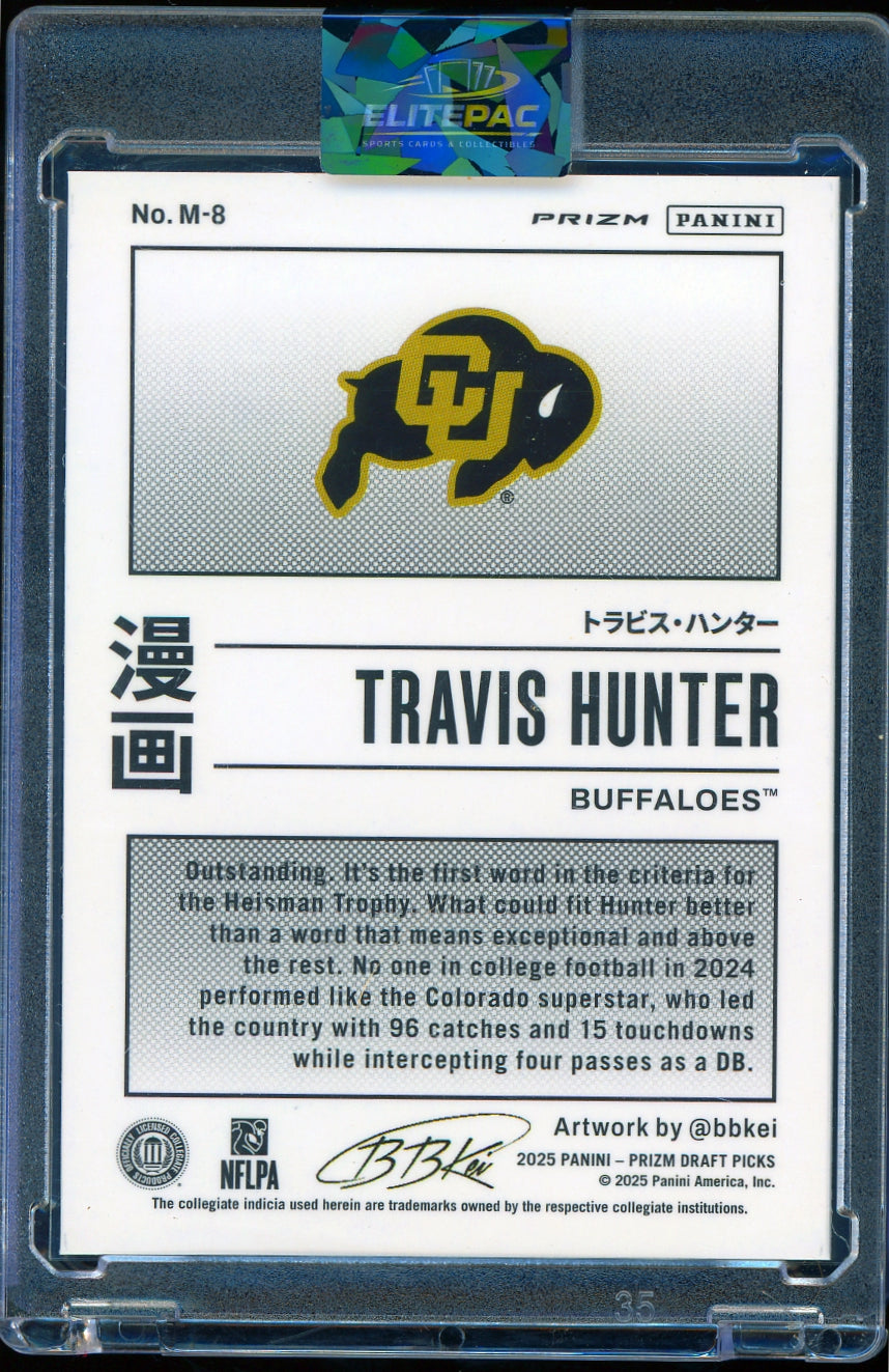 2025 Panini Prizm Draft Picks #M-8 Travis Hunter Manga Football