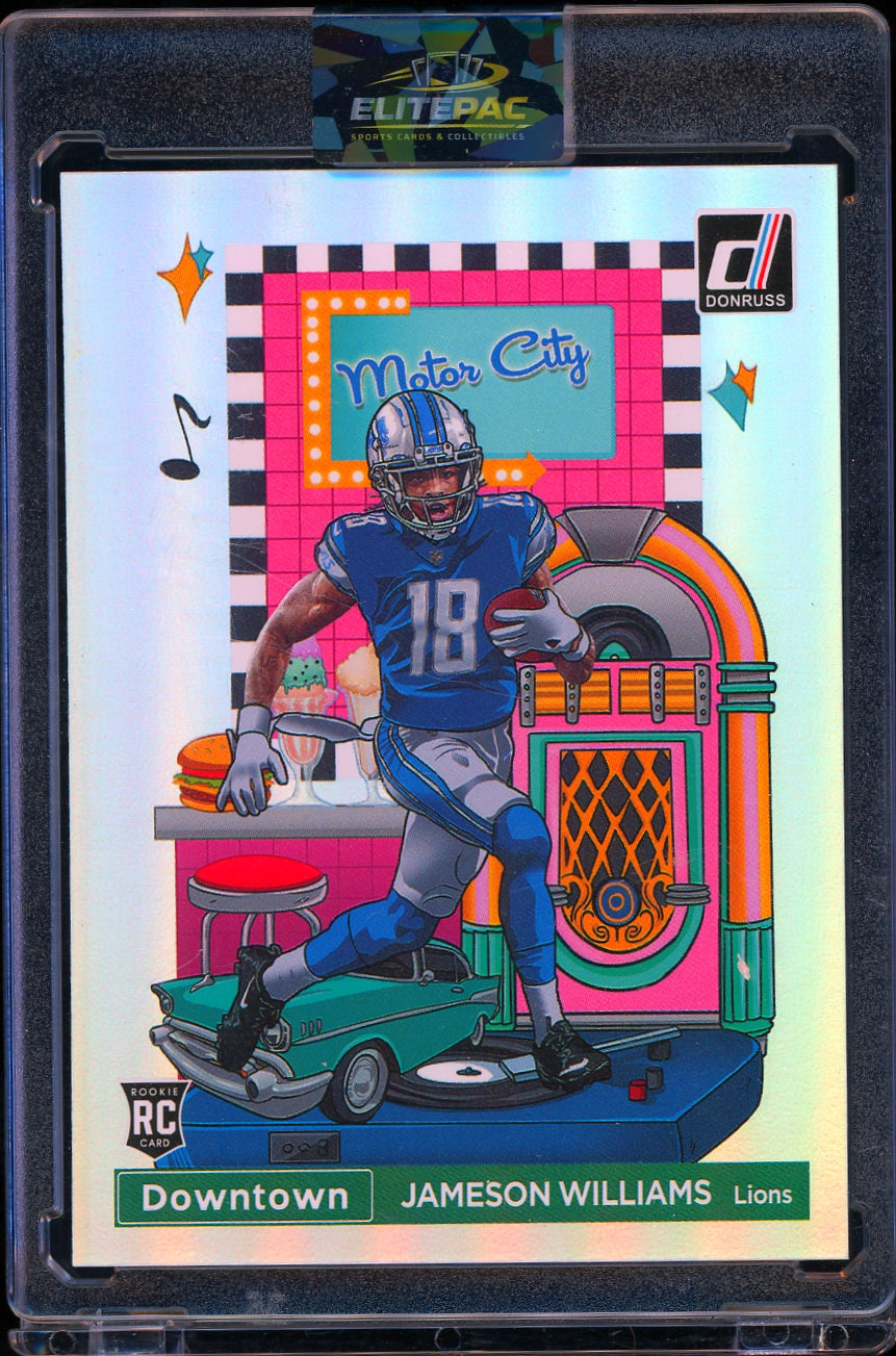 2022 Donruss Jameson Williams Downtown! Football