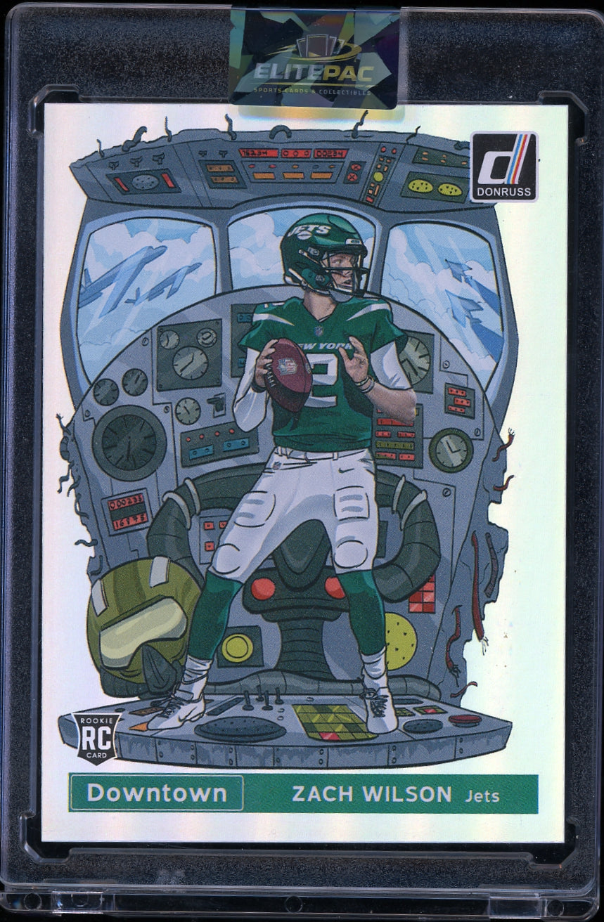 2021 Donruss #DT-34 Zach Wilson Downtown football