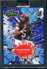 2025 Wild Card Splat Hobby Jumbo - Dillon Gabriel #/7 football
