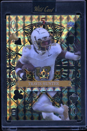 2024 Wild Card 5 Card Draw Stacked  Travis Hunter Single Diagonal  #/1 football