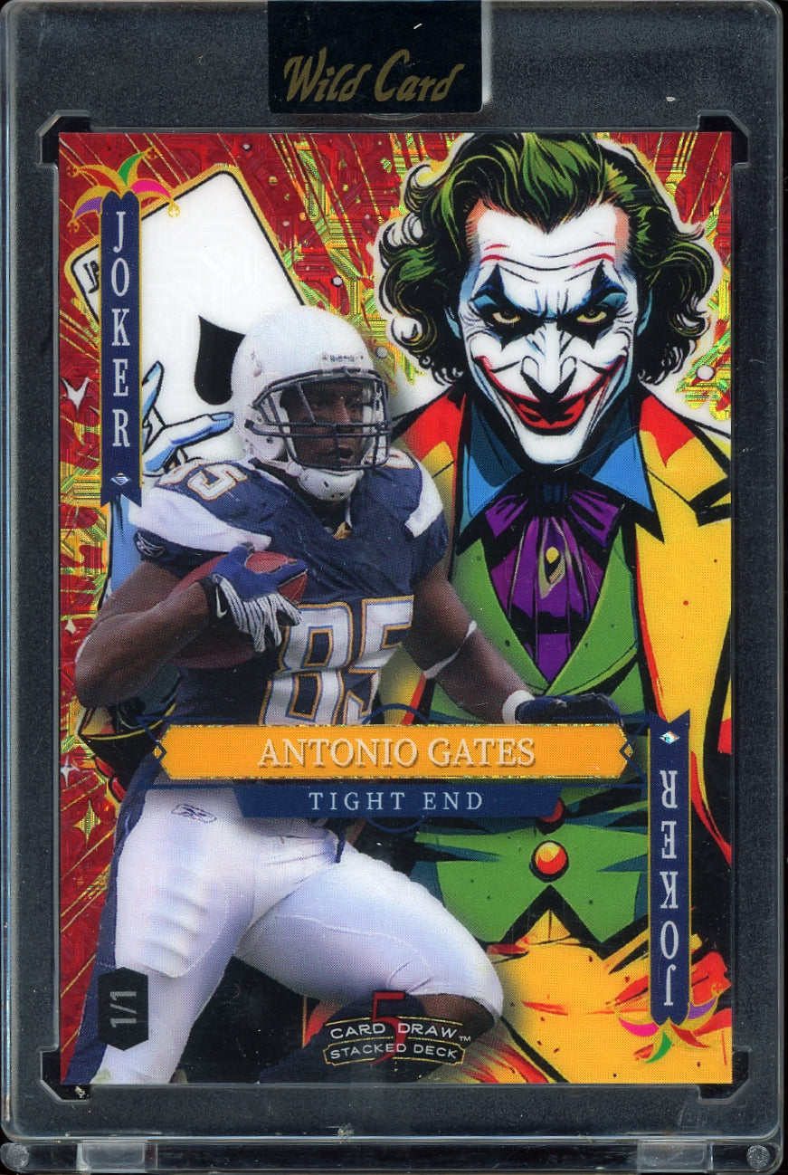 2025 Wild Card Jokers Wild - Antonio Gates #/1 football