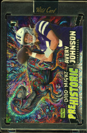 2024 Wild Card  Pre-Historic Football  Julian Lewis Mojo Ptero Dino1 Blue #/10