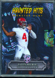 2024 Wild Card - Haunted Hits Werewolf  Jalen Milroe #/5