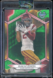 2023 Bowman University Best #41 Makai Lemon Orange Refractor #/25