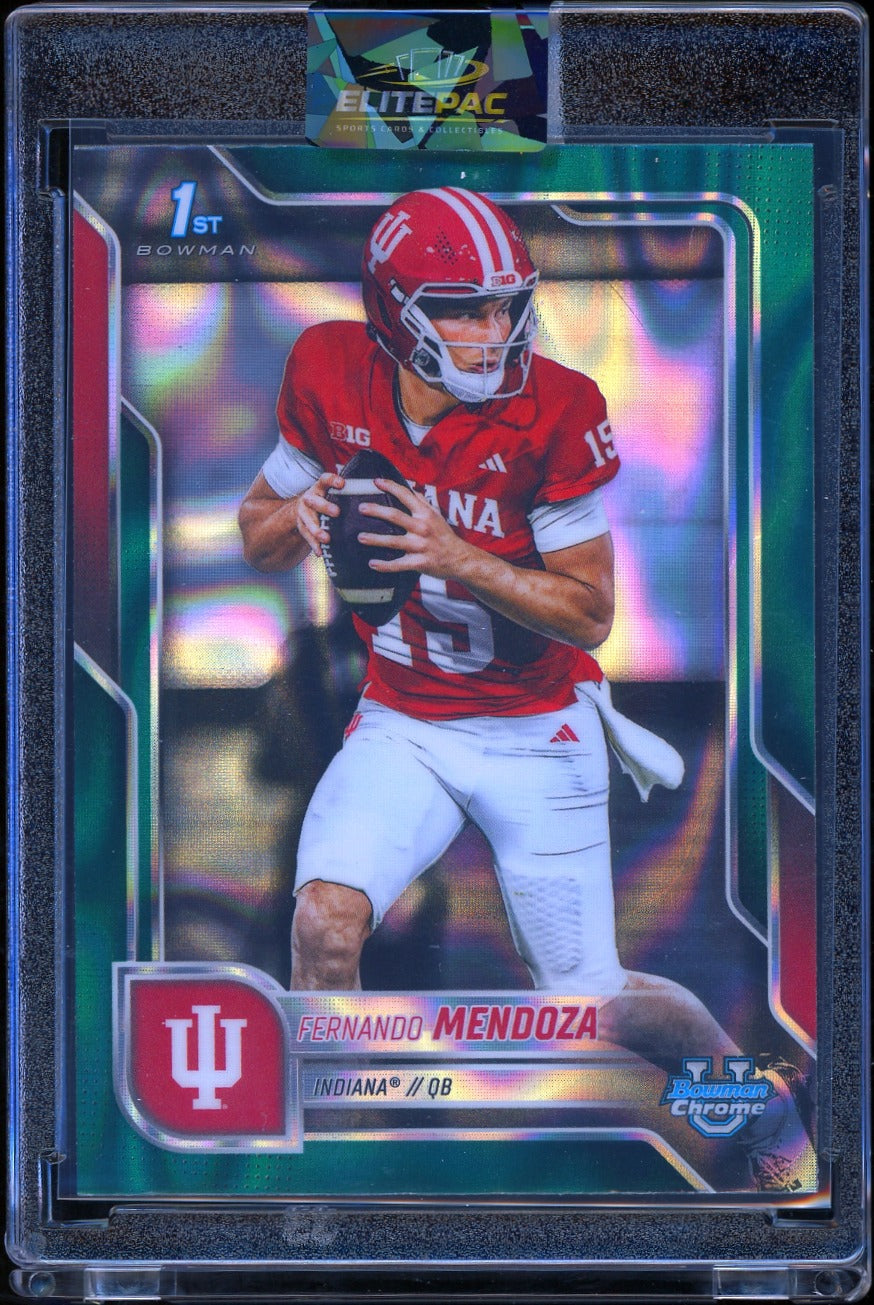 2025 Bowman University Chrome #109 Fernando Mendoza Refractor